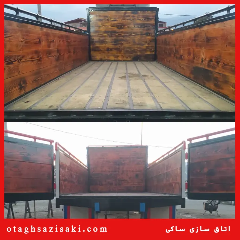 اتاق چوبی فلزی بنز 17